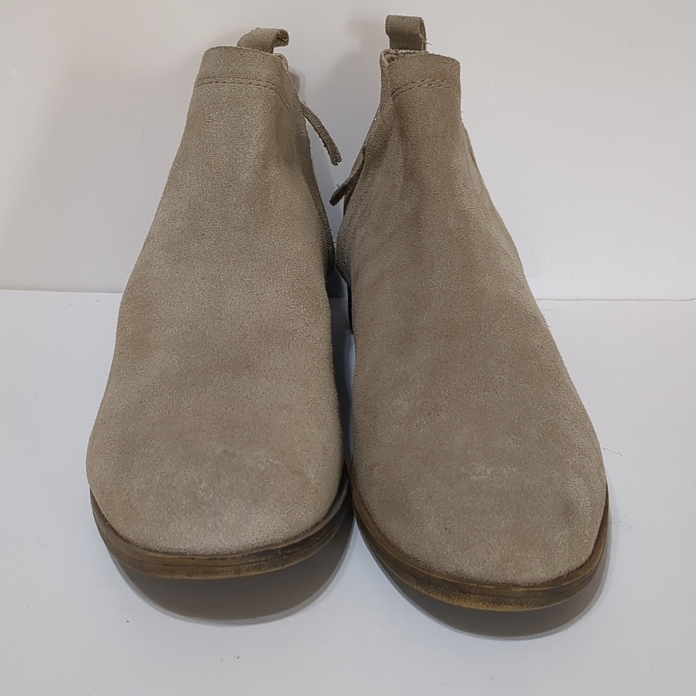 TOMS Deia Oxford Suede Glimmer Ankle Booties 7.5 - Picture 2 of 8